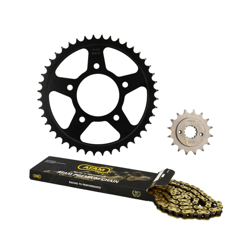 Kit chaÃ®ne Afam 16x44 Honda VT 600C Shadow 1987-00