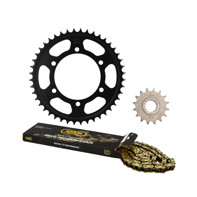 Kit chaÃ®ne Afam 16x44 Yamaha FZS 1000 FAZER 2001-06