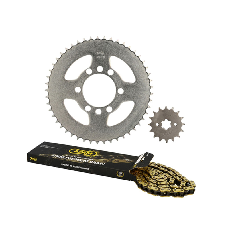 Kit chaîne Afam 16x49 Yamaha DT 125 LC-3 1985-88