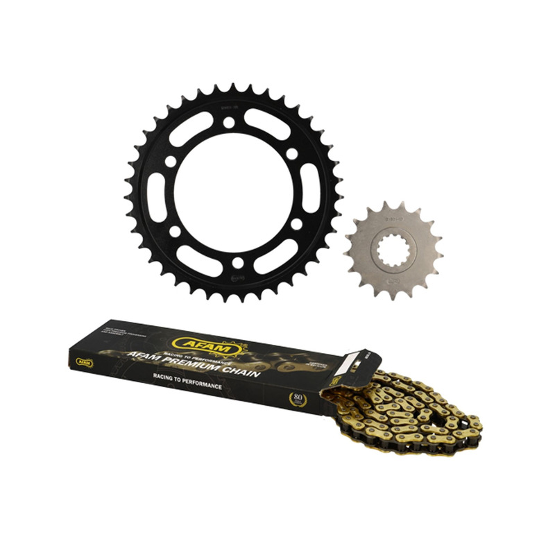 Kit chaîne Afam 17x39 Yamaha MT-01