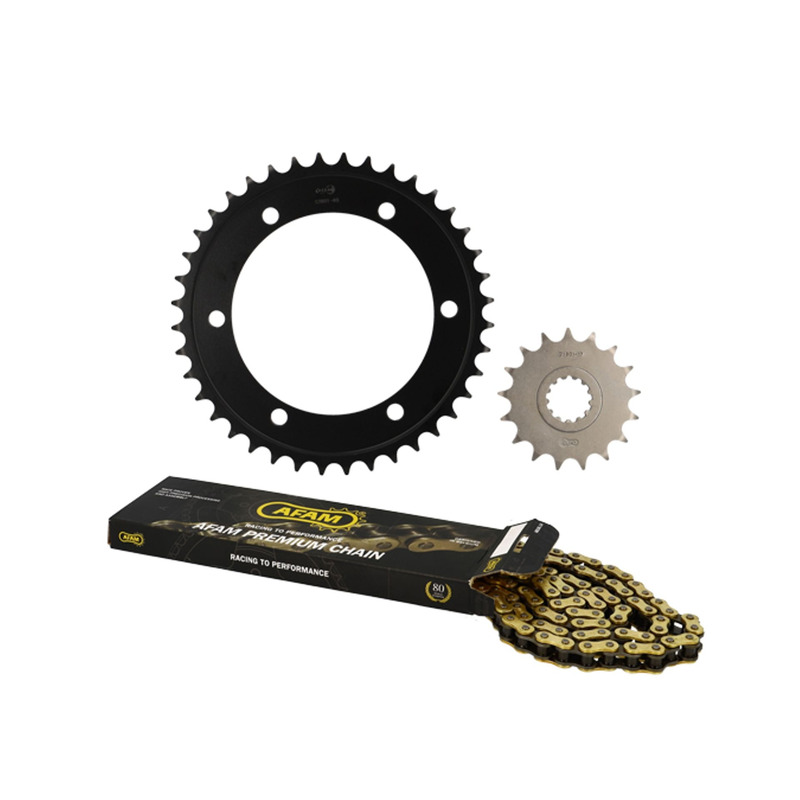 Kit chaîne Afam 17x40 Yamaha FJ 1200 1986-95