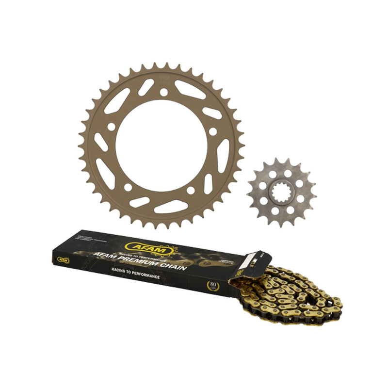 Kit chaîne Afam 17x42 alu Suzuki GSX-R 1000 2001-06