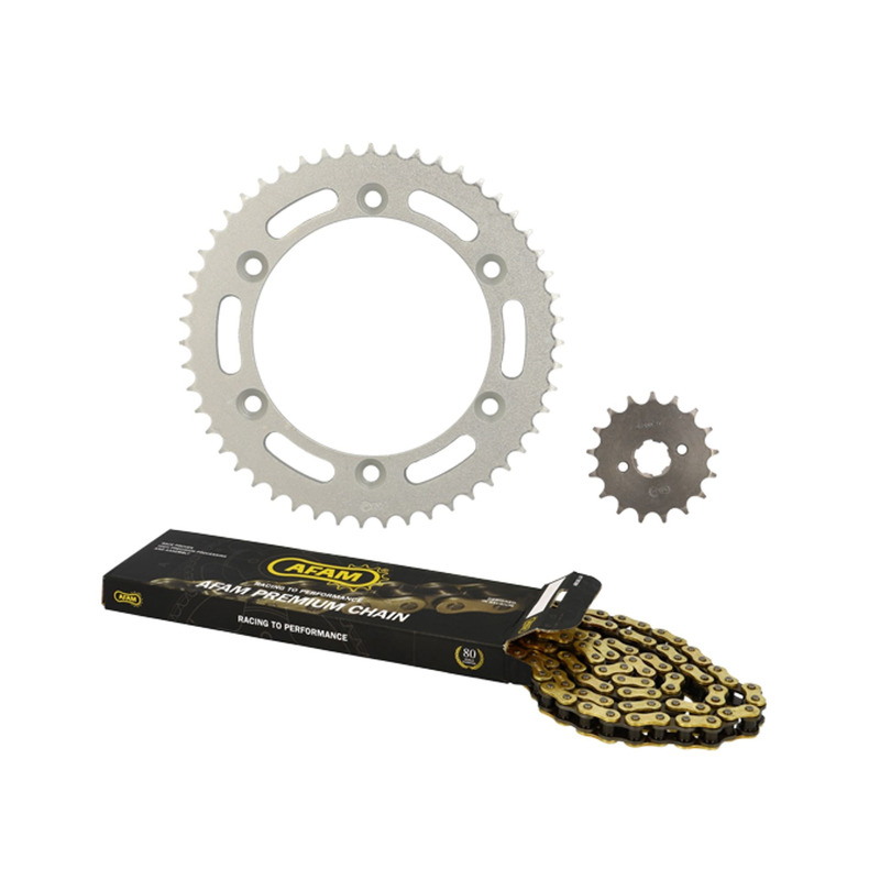 Kit chaîne Afam 17x51 Honda XLR 125 R 1997-01