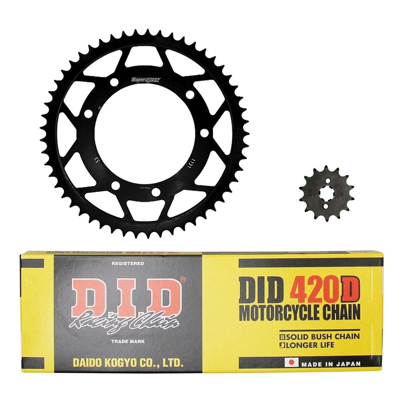 Kit chaîne DID acier Gilera 50 SMT 03-05