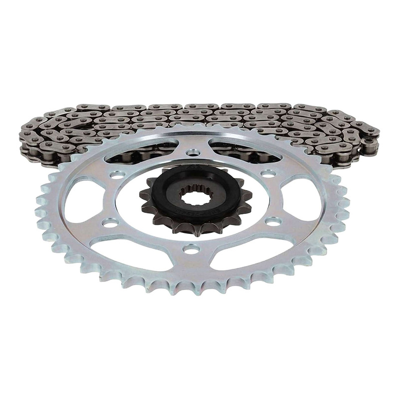Kit chaîne EK/PBR 14x43-108m chaîne 520 SRX2 acier couronne acier Honda FX 650 Vigor 2000