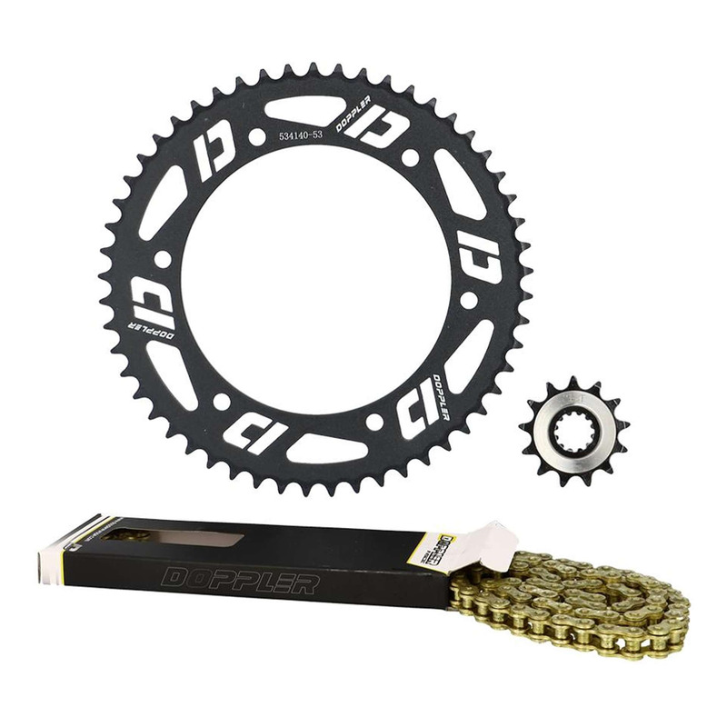 Kit chaÃ®ne noir 13x53 dents Doppler Fantic XM 50 2022-