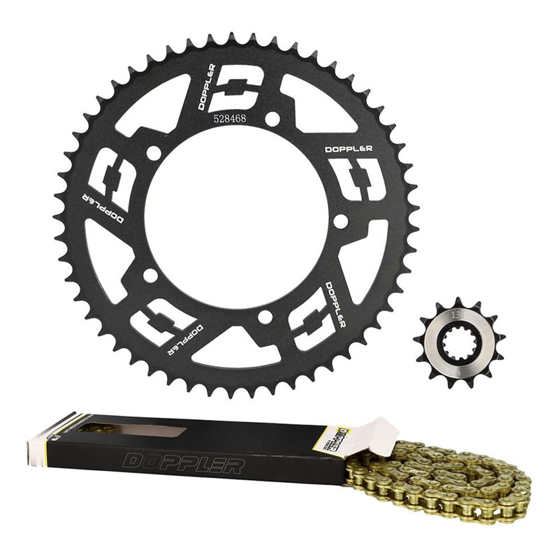 Kit chaÃ®ne noir 13x53 dents Doppler Sherco Enduro 50