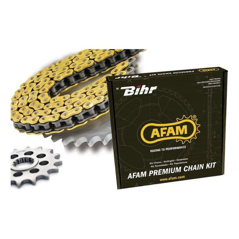 Kit chaîne renforcée Afam pas en 520 14x37 pour Polaris Prédator 500 02-08