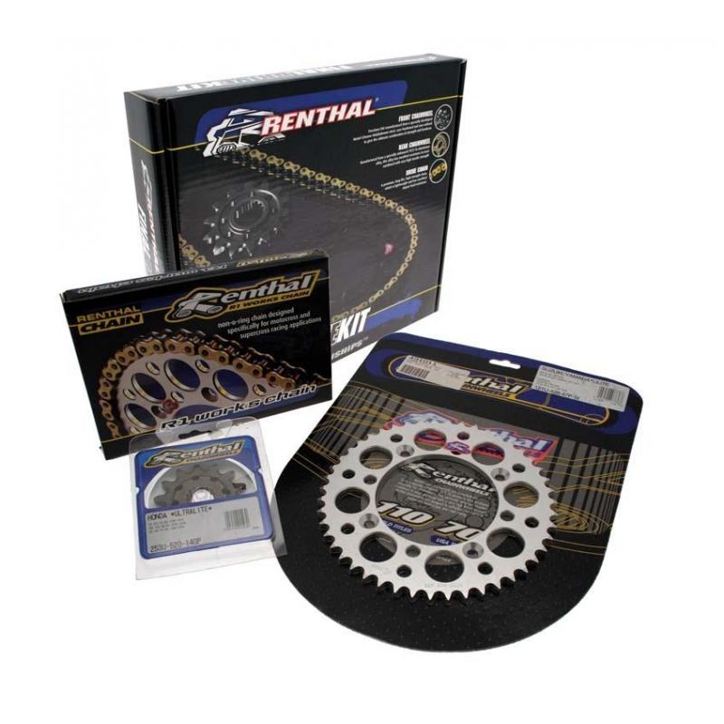 Kit chaîne Renthal renforcé 13X48 pas 520 BETA RR 450 de 2010 à 201