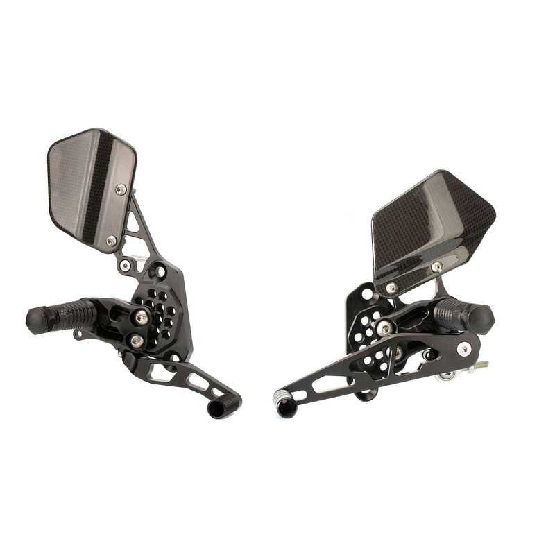 Kit commandes reculées ajustables Gilles Tooling AS31GT Suzuki GSX-R