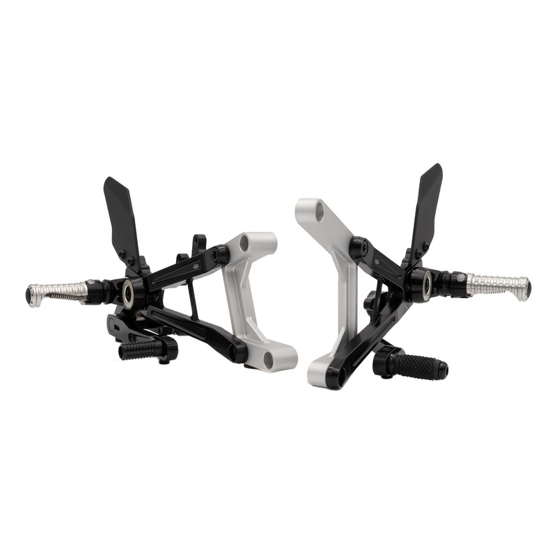 Kit commandes reculées ajustables Gilles Tooling MUE2 Moto Guzzi V100 Mandello 22-24