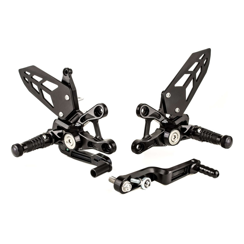 Kit commandes reculées ajustables Gilles Tooling MUE2 Suzuki GSX-R 1000 R 17-22