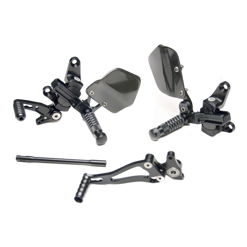 Kit commandes reculées ajustables Gilles Tooling VCR38GT Ducati 1098 07-09