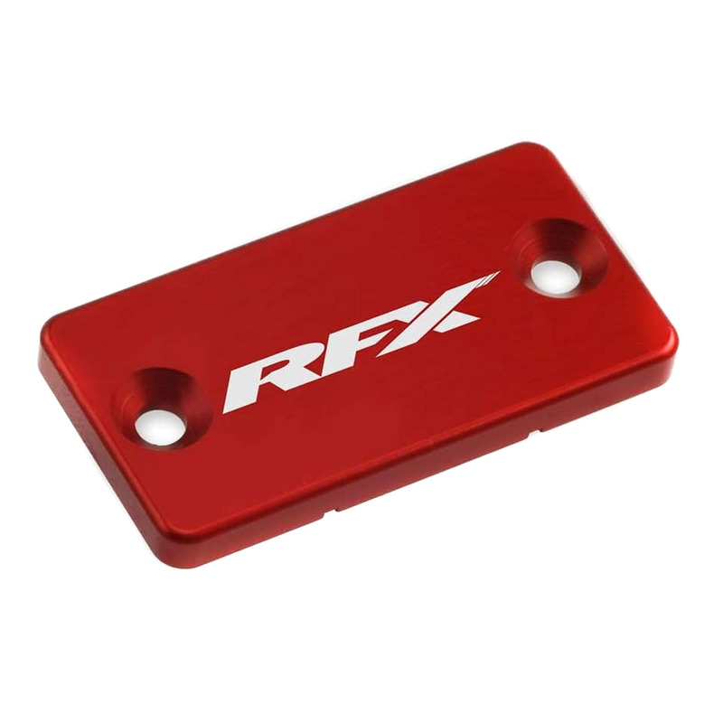 Kit Couvercles de MaÃ®tre Cylindre RFX Pro Aluminium AnodisÃ© Rouge po
