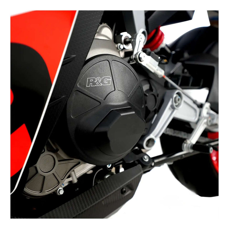 Kit couvre carter moteur R&G Racing noir Aprilia RS 660 21-24