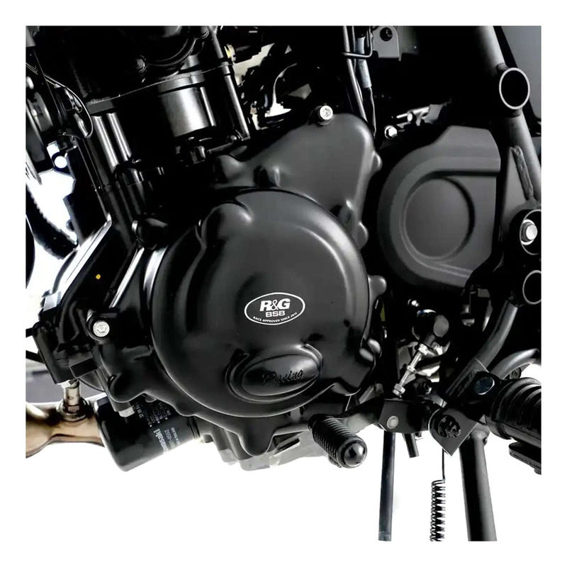 Kit couvre carter moteur R&G Racing noir Kawasaki Z 500 Ninja 24-25