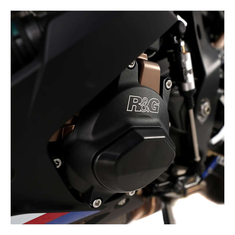 Kit couvre carter moteur R&G Racing Pro Pair noir BMW S 1000 RR 19-25
