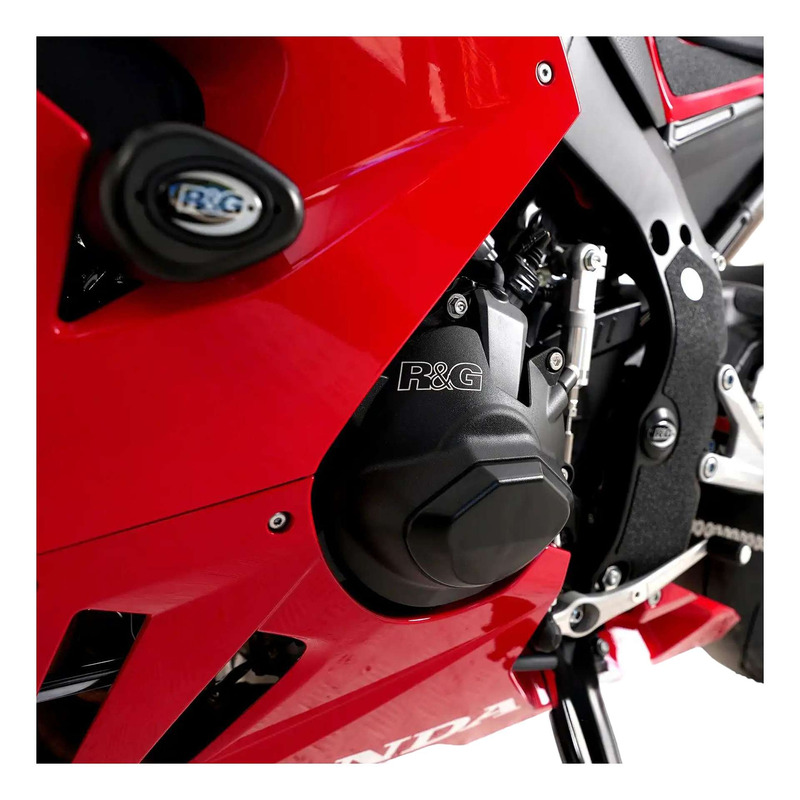 Kit couvre carter moteur R&G Racing Pro Pair noir Honda CBR 1000 RR-R