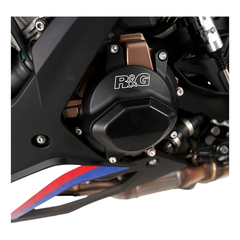 Kit couvre carter moteur R&G Racing Pro Trio noir BMW S 1000 RR 19-24