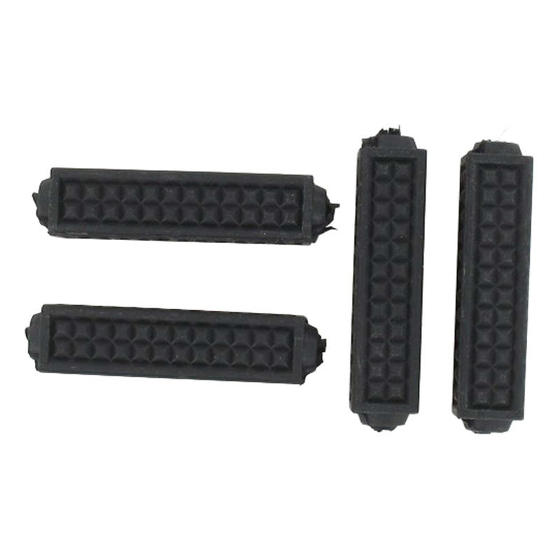 Kit de 4 patins de pédales type éclair noir MBK / Motobécane / Peug