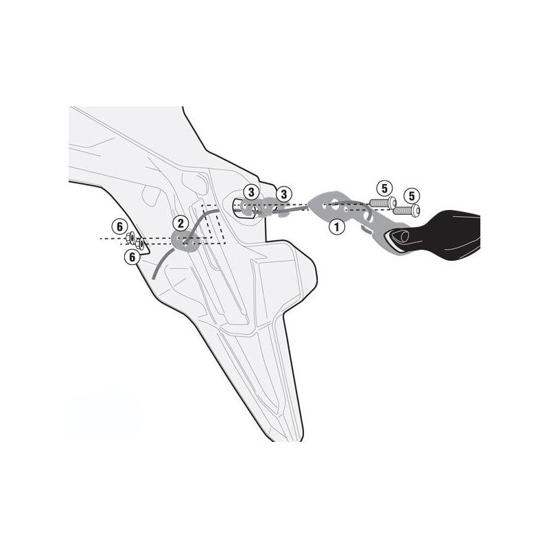 Kit de modification clignotant Givi Honda CB 500X 13-18