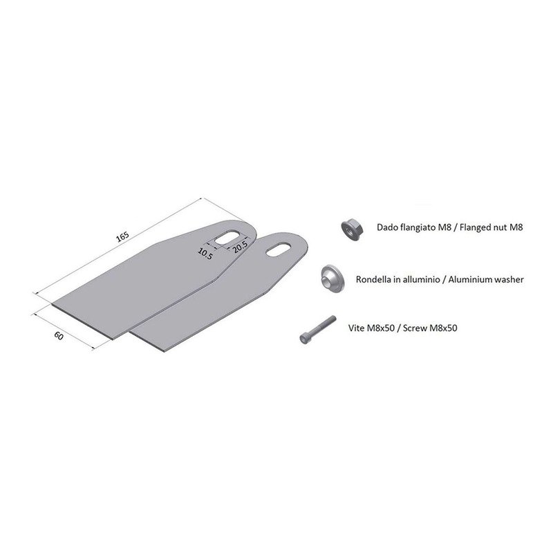 Kit de montage pour silencieux universel Mivv X-Cone 90