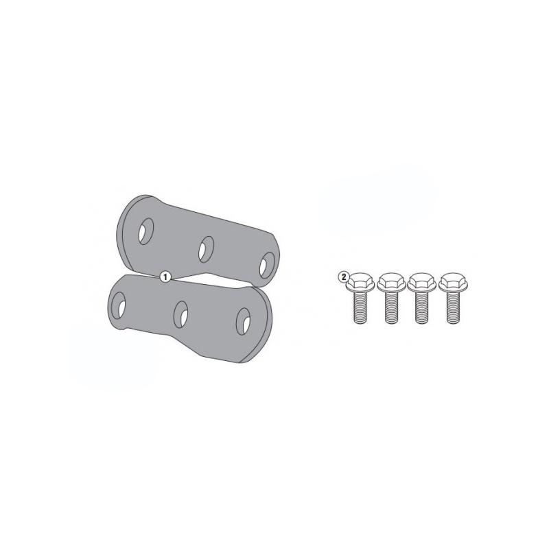 Kit de montage supports valises latérales sans support de top case Gi