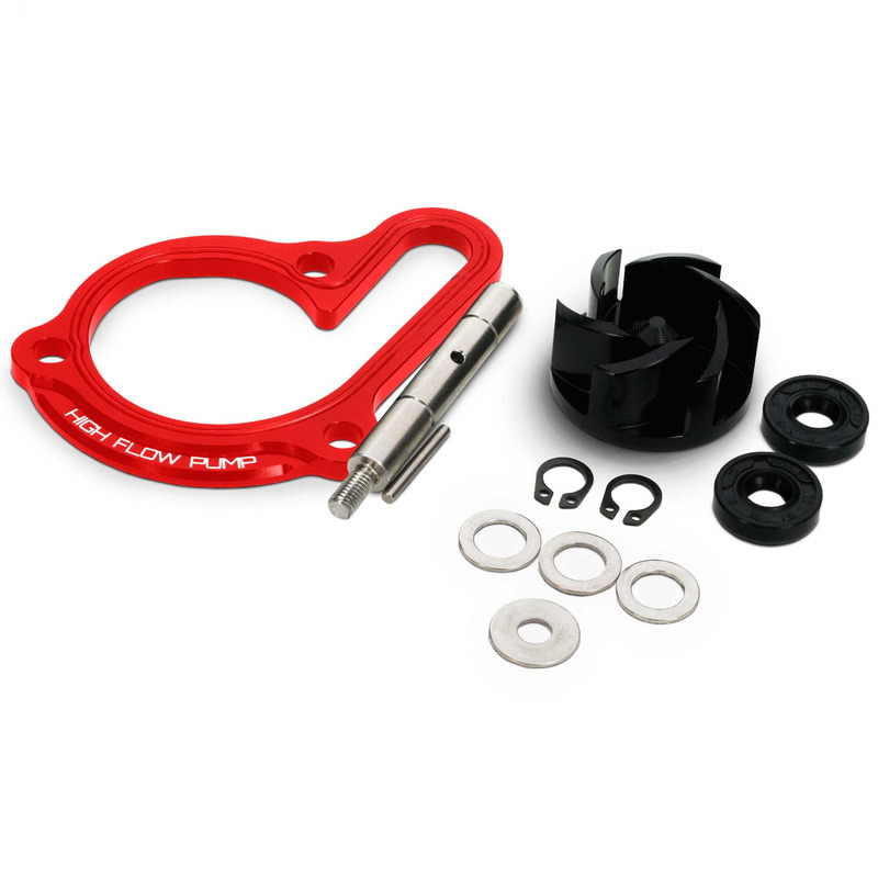 Kit de pompe à eau Voca Racing High Flow rouge Derbi Euro 3/4