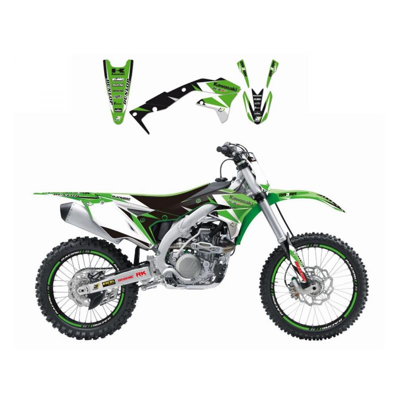 Kit déco Blackbird Dream Graphic 3 Honda Kawasaki 250 KX-F 17-18