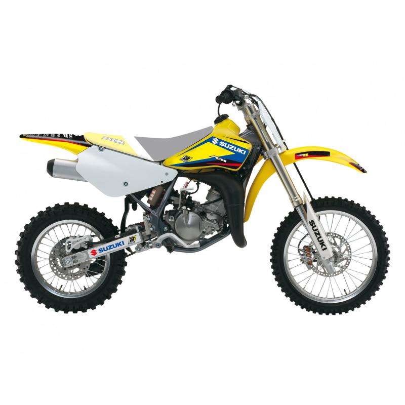 Kit déco Blackbird Racing Dream 4 Suzuki 85 RM 02-19 jaune/bleu/noir
