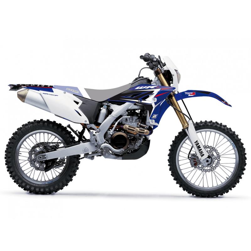 Kit déco Blackbird Racing Dream 4 Yamaha 450 WR-F 12-15 bleu/blanc/no