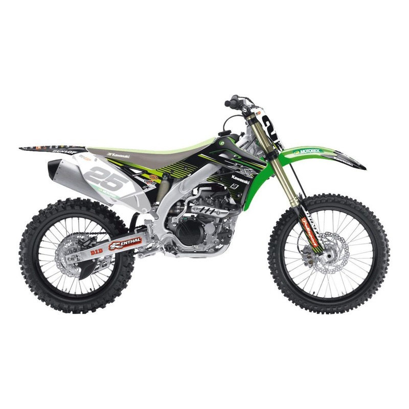Kit déco Blackbird Racing Replica 2018 Team KRT Kawasaki 450 KX-F 12-