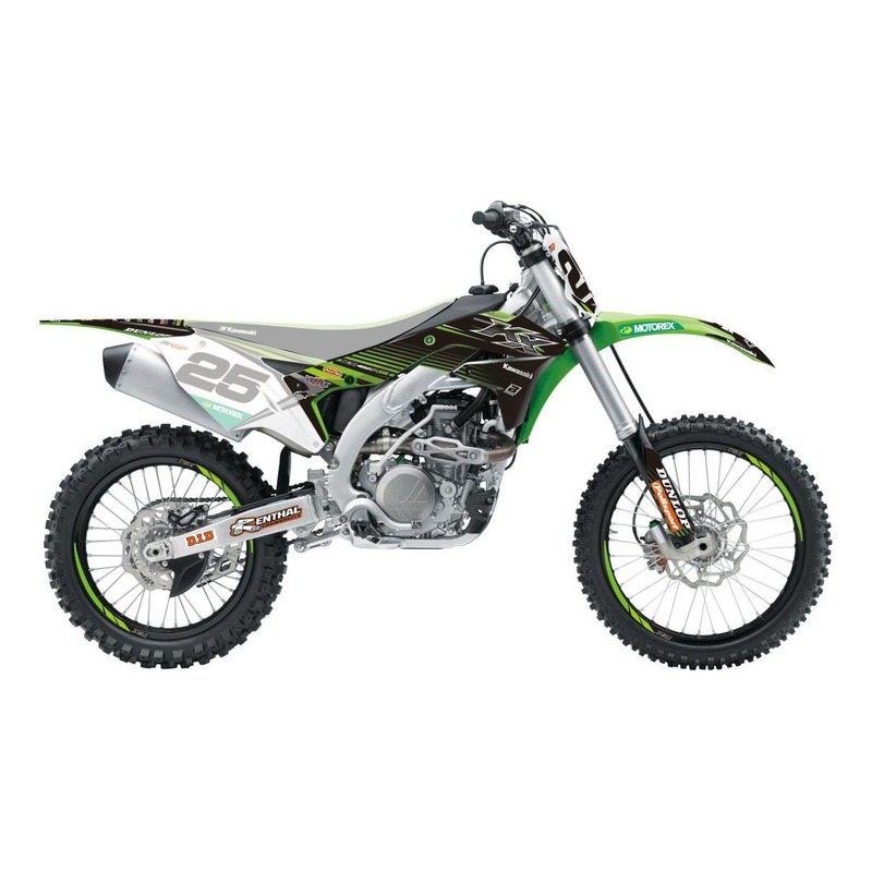 Kit déco Blackbird Racing Replica 2018 Team KRT Kawasaki 450 KX-F 16-