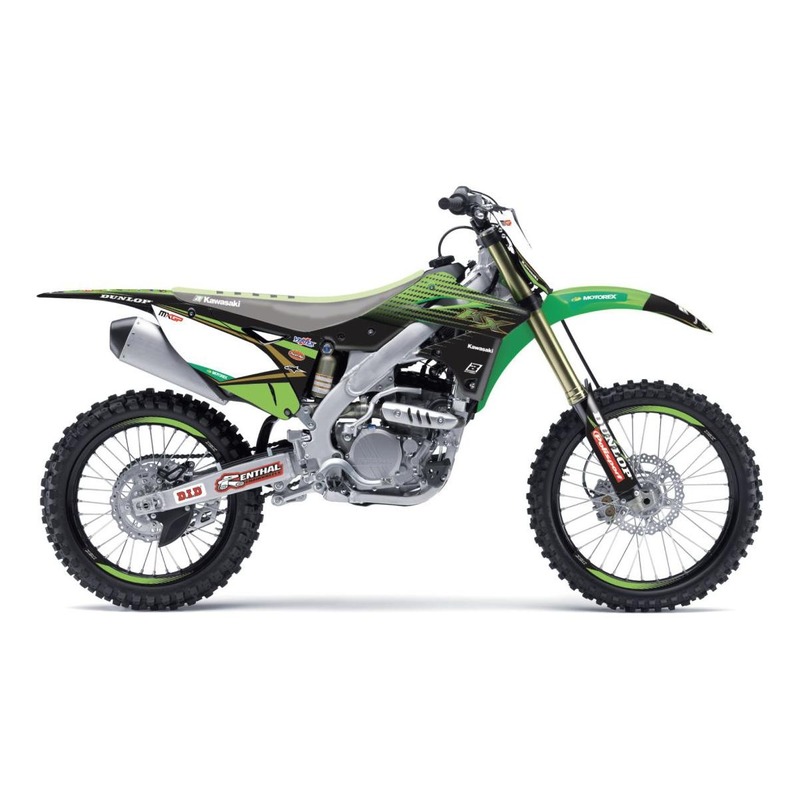 Kit déco Blackbird Racing Replica 2019 Team KRT Kawasaki 250 KX-F 13-