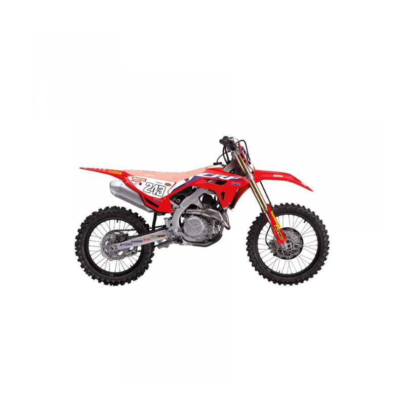 Kit déco Blackbird Racing Replica HRC 2020 Honda CRF 450R 2021 rouge/