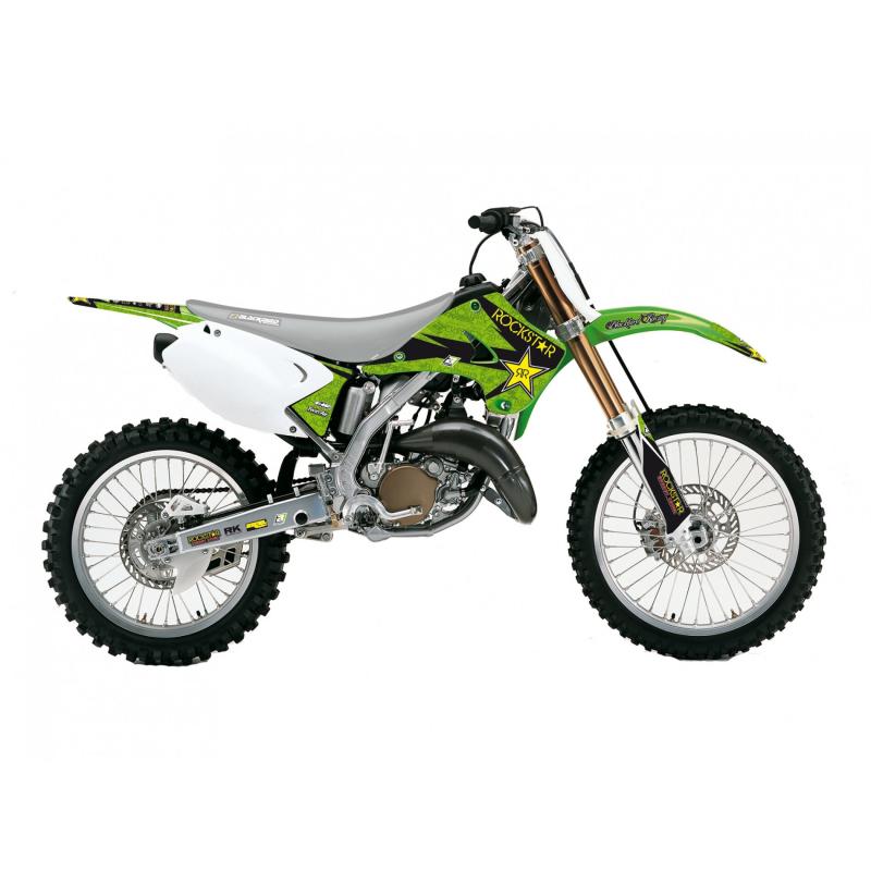 Kit déco Blackbird Racing Rockstar Energy Kawasaki 250 KX 03-08 vert/