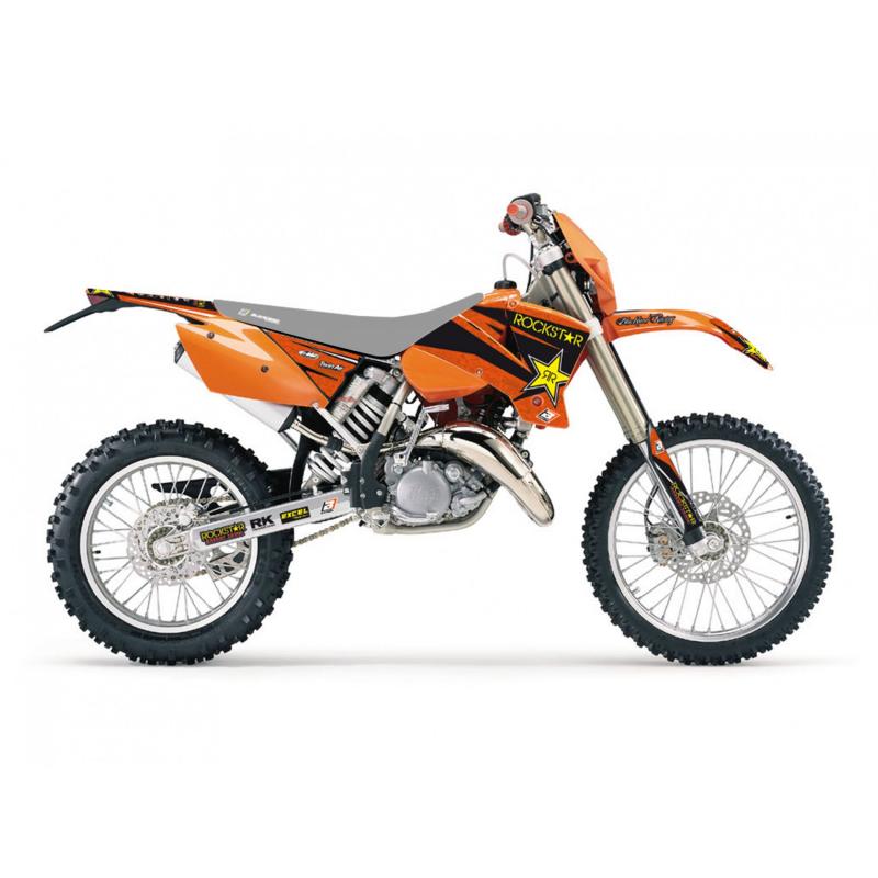Kit déco Blackbird Racing Rockstar Energy KTM 125 SX 01-04 orange/noi