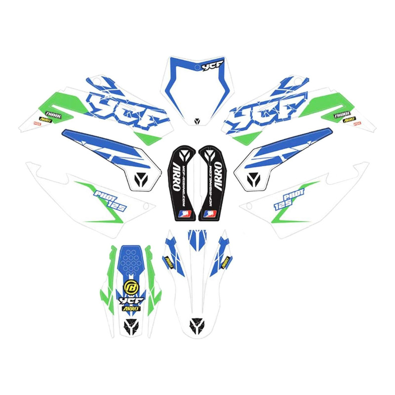 Kit DÃ©co Complet YCF Ã dition PILOT 125 2023 pour PILOT / SM / FACTOR
