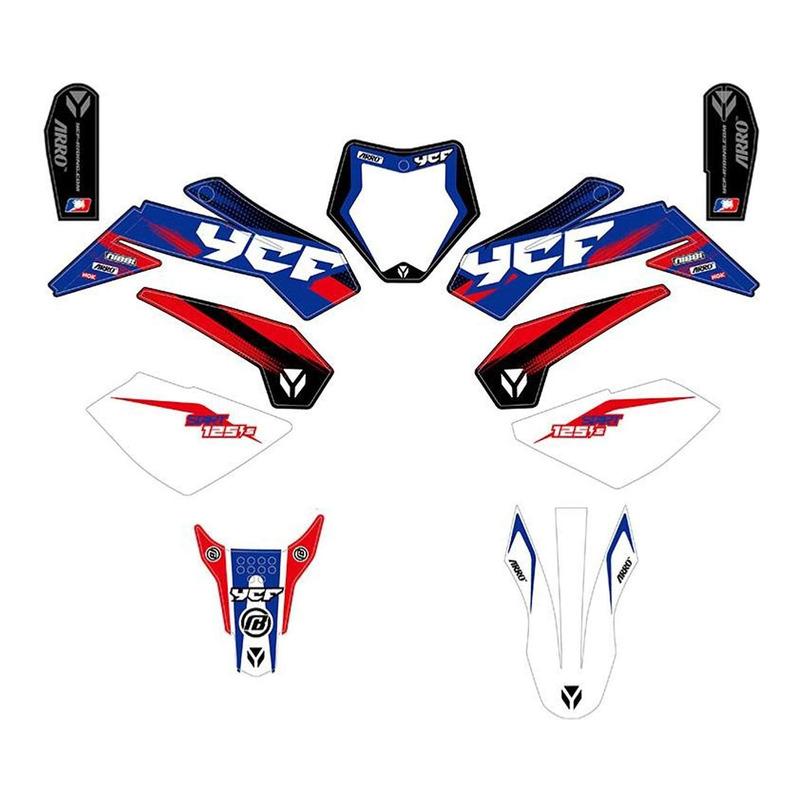 Kit DÃ©co Complet YCF Ã dition START 125 SE 2025 - Lite / Start / SM