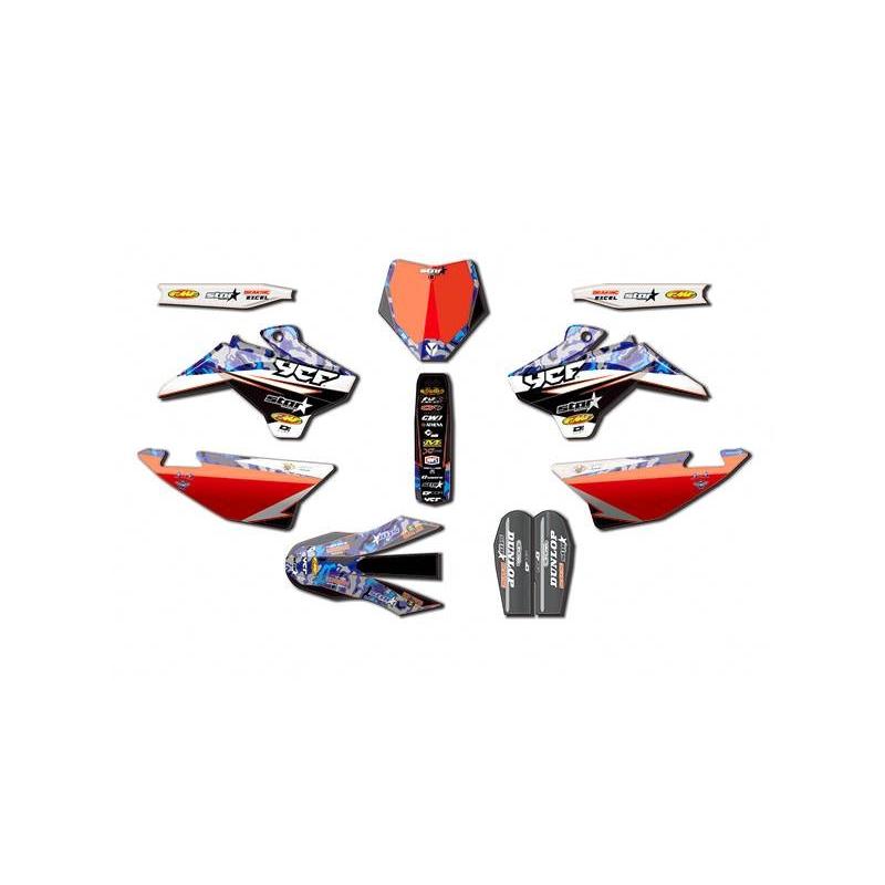 Kit déco D'COR Star Racing Camo YCF Pilot 16-17