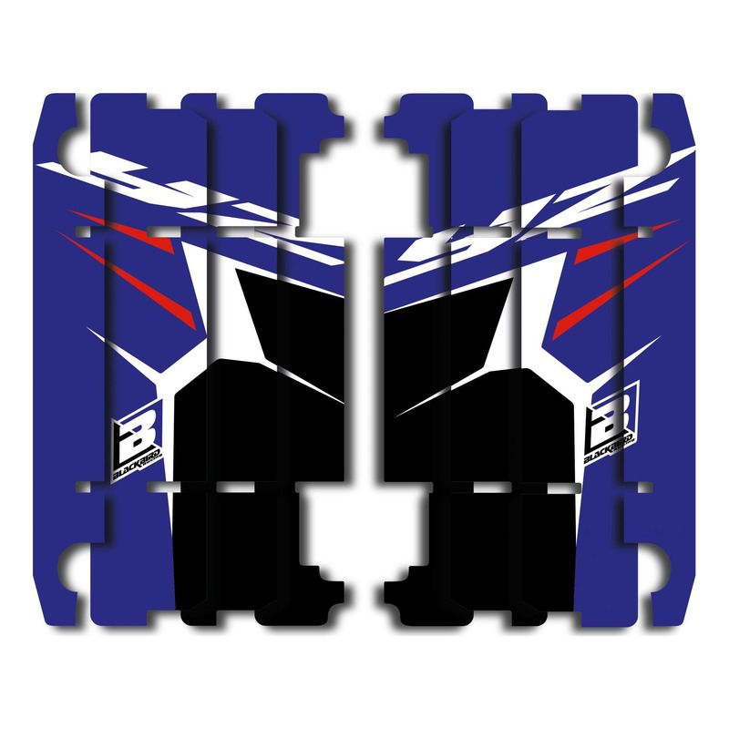 Kit déco de radiateur Blackbird Racing Yamaha 250 YZ15-21 bleu/noir