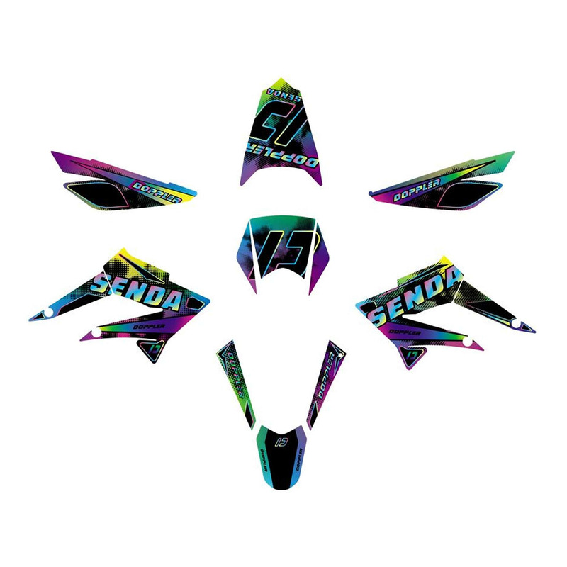Kit déco holographique Doppler Gilera RCR 2011-17