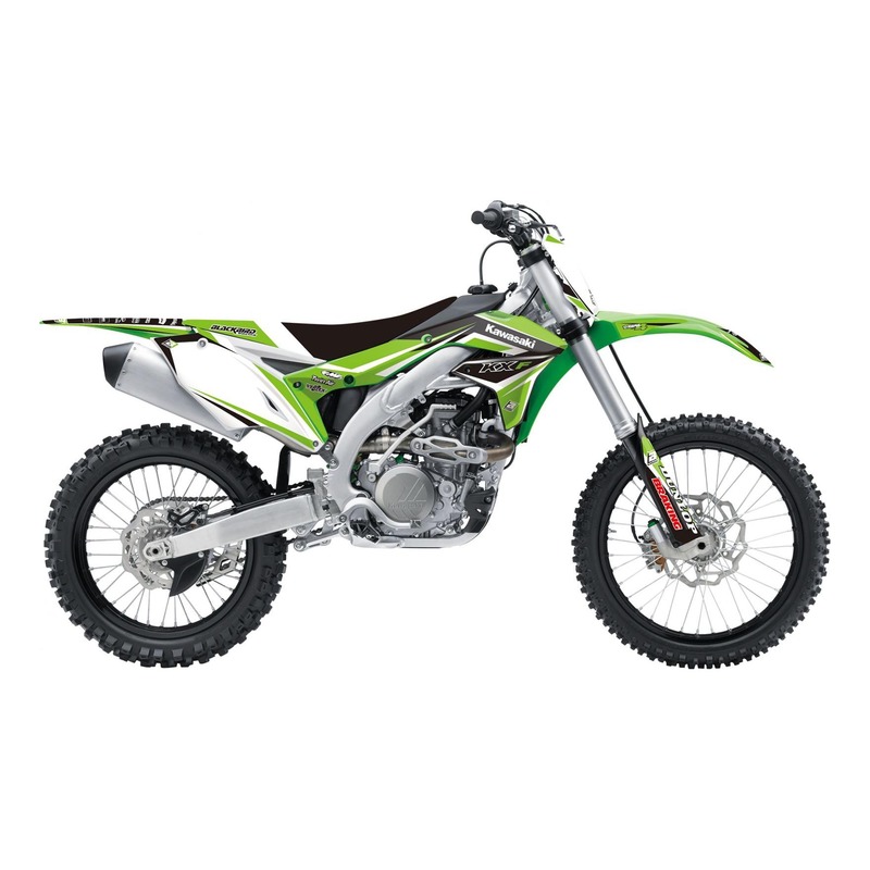 Kit déco + housse de selle Blackbird Dream 4 Kawasaki 450 KX-F 16-18