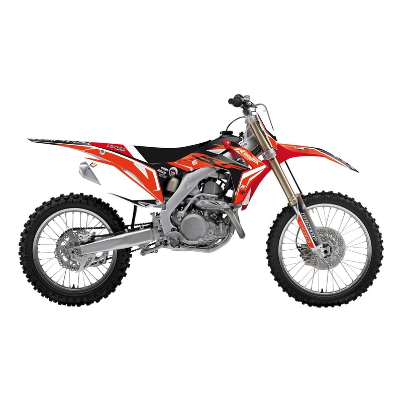Kit déco + housse de selle Blackbird Dream 4 Honda CRF 250R 14-17 noi