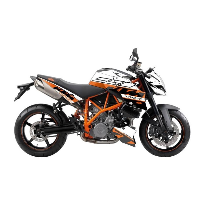 Kit déco Kutvek brillant Mass Orange KTM Super Duke 990 05-06