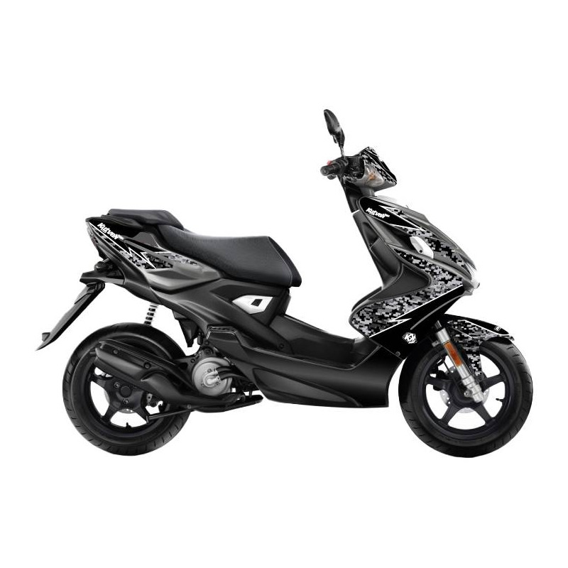 Kit déco Kutvek brillant Predator Noir MBK Nitro 50 99-12