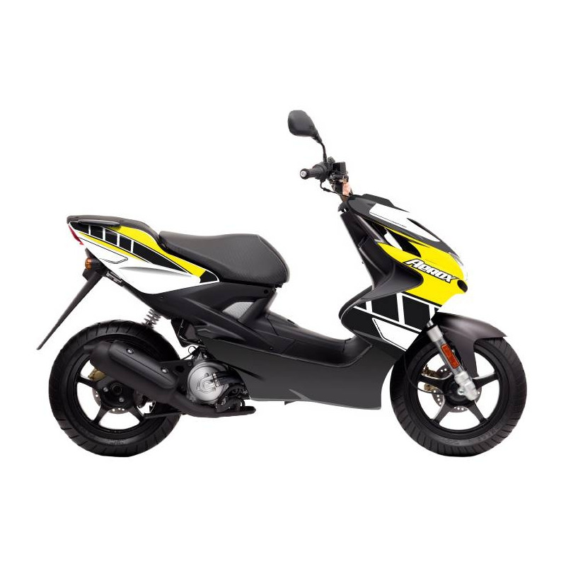 Kit déco Kutvek brillant Vintage Jaune Yamaha Aerox 13-16