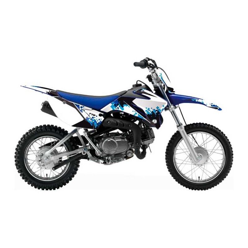 Kit déco Kutvek brillant Hangtown Bleu Yamaha TT-R 110 08-18