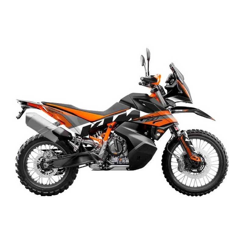 Kit déco Kutvek brillant Kontrol Orange KTM 790 Adventure R 19-21