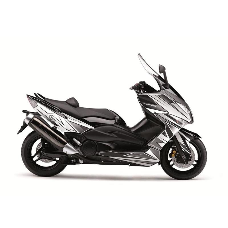 Kit déco Kutvek Velocity blanc/noir Yamaha T-Max 500